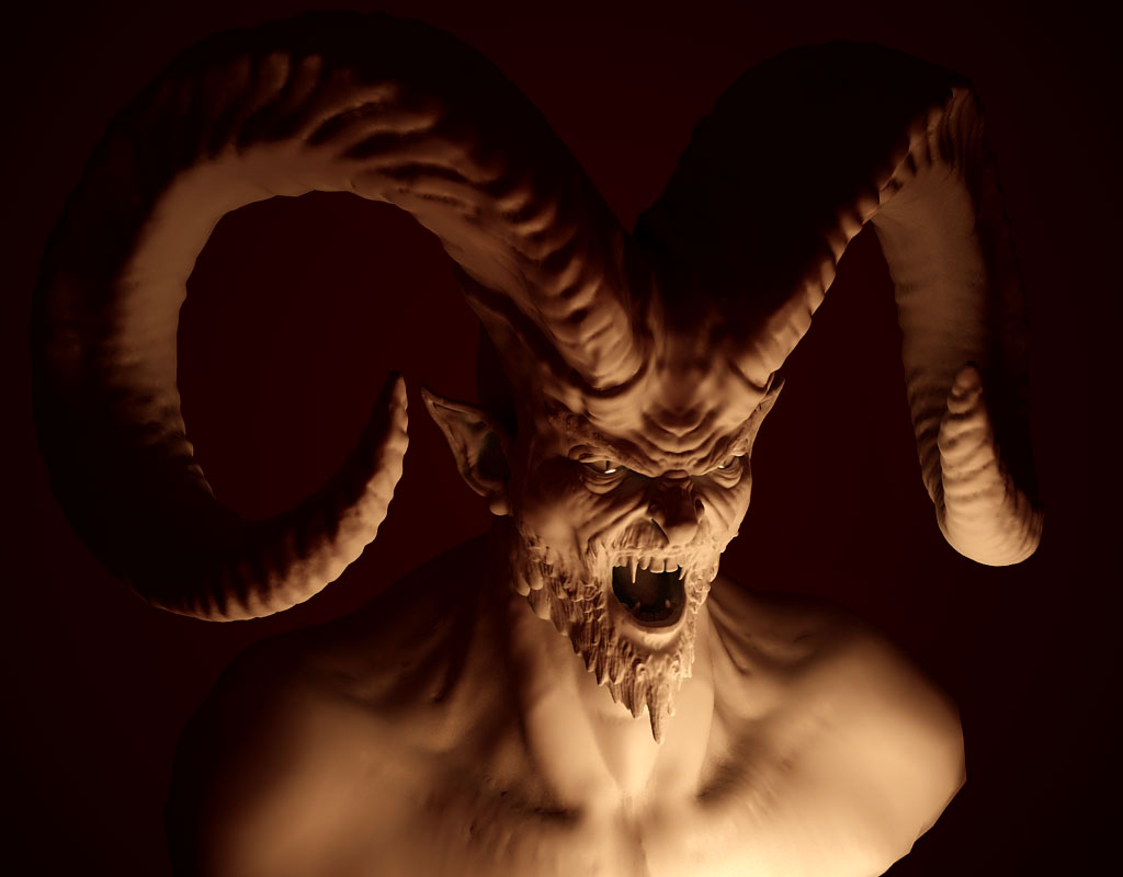 Raffigurazione sfalsata di Nergal, antico demone mesopotamico - Cosa sono i demoni