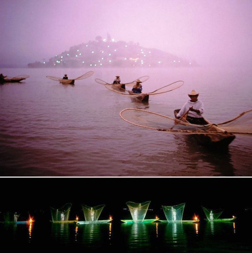 Pescatori dell’Isola Janitzio durante la Notte dei Morti - Día de los Muertos - Il Giorno dei Morti - Archaeus, studio e ricerca sul paranormale