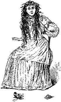 Betsy Bell in un disegno del 1894