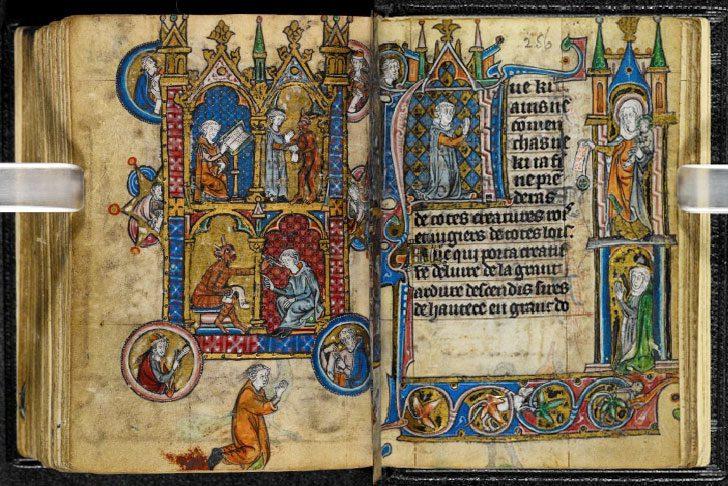Libro d'Ore di Maastricht con Teofilo e il patto col Diavolo
