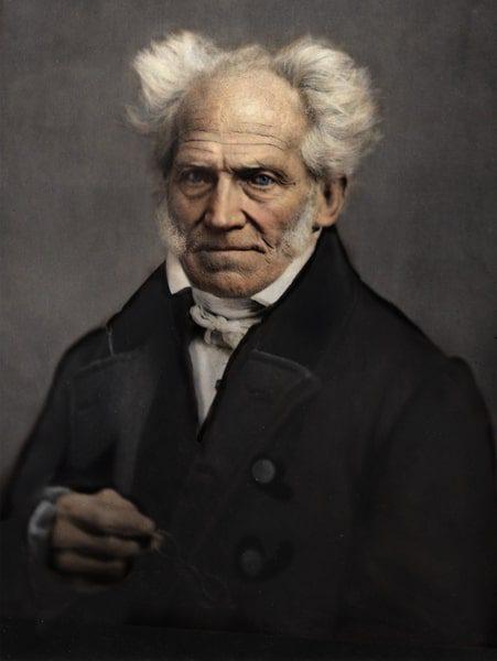 Arthur Schopenhauer, ritratto del 1859, di Karl Johann Schäfer (1867-1944) - Pubblico dominio