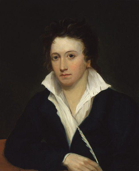 Ritratto di Percy Bysshe Shelley del 1819, di Amelia Curran (1775 – 1847) - Pubblico dominio
